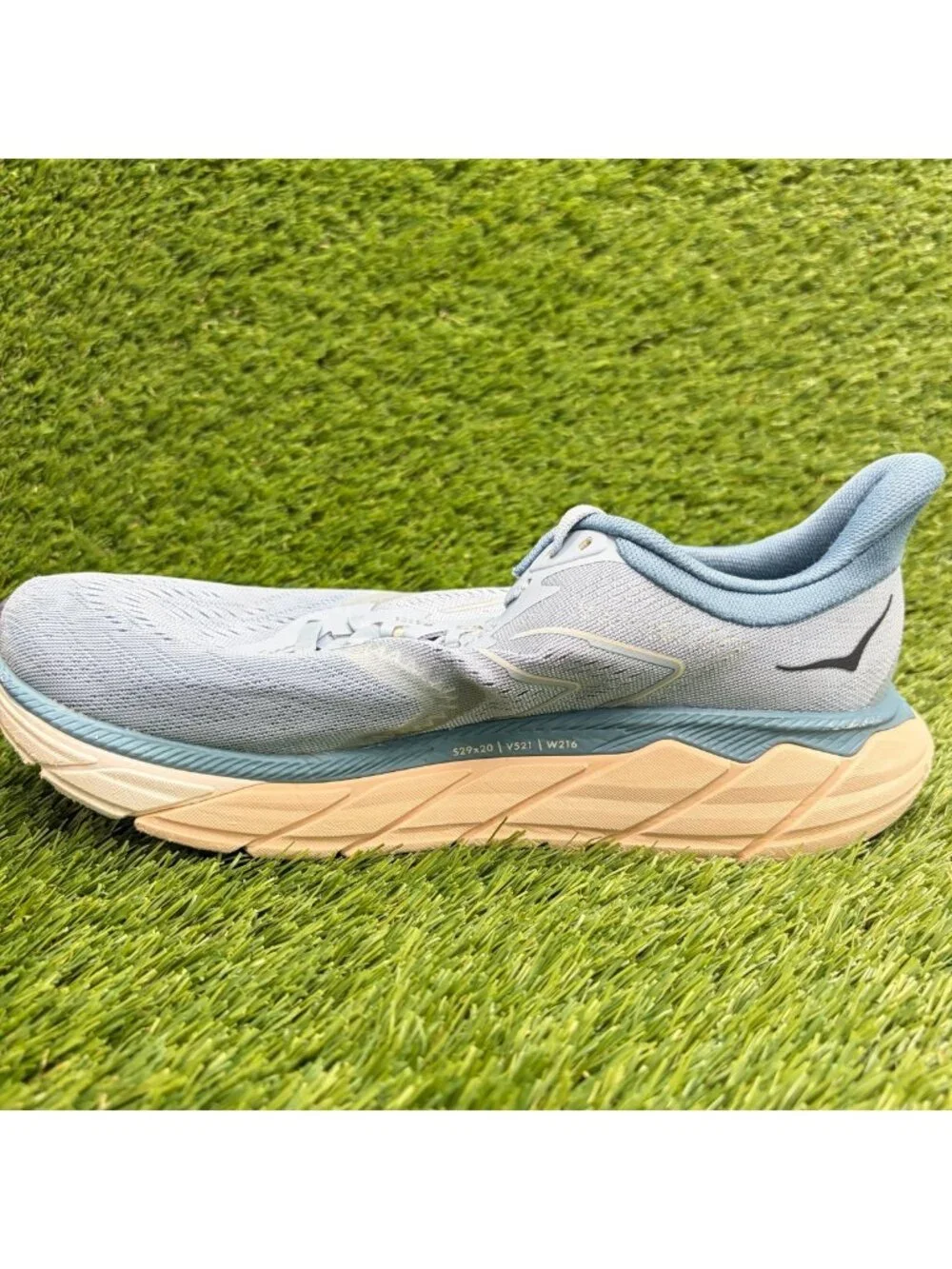Hoka One One Arahi 5 Womens Size 9 Blue White Athletic Running Shoes Sneakers